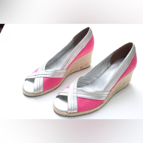 Lilly Pulitzer peep toe wedges - Picture 10 of 13